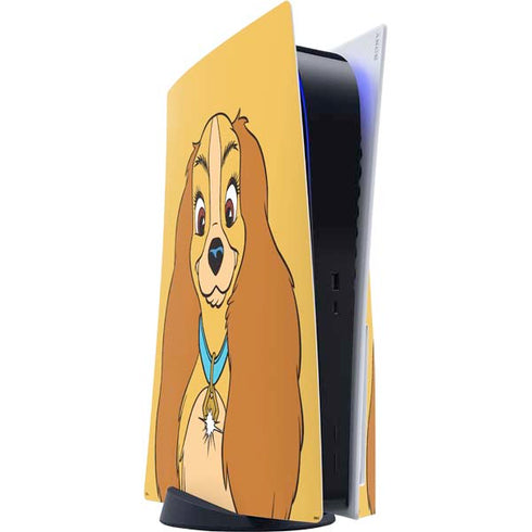 Disney Lady & The Tramp Lady Portrait PS5 Console Skin